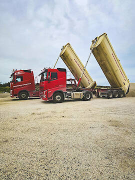 Filterkies-Auslieferung