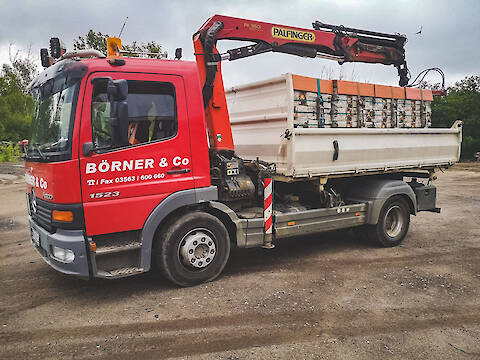 Kohleauslieferung (palettiert)