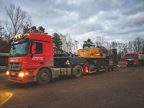 Umsetzung Kettenbagger