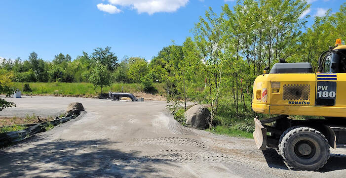 Herstellung einer Revisionsfläche